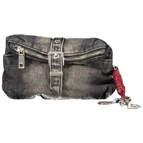 Desigual Half Logo Denim ženska clutch torbica 20x14x2 cm crna Cijene