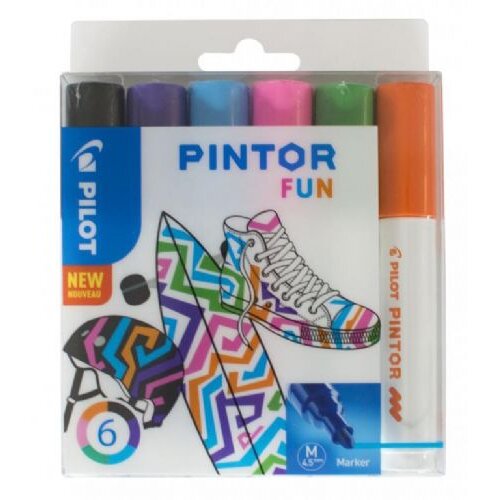 Pilot Marker Pintor Set FUN Mix MEDIUM SW-PT-M-S6-FUN Cene
