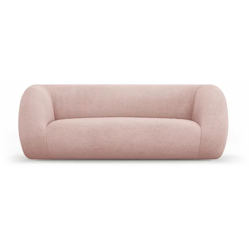 Cosmopolitan Design Svetlo rožnata sedežna garnitura iz tkanine bouclé 210 cm Essen –