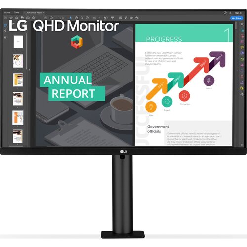LG 27QN880P-B 27&amp;quot; QHD 16:9 QHD Ergo IPS Slike