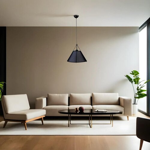Opviq romeo siyah Hasır siyah abajurlu Sarkıt black chandelier Cene