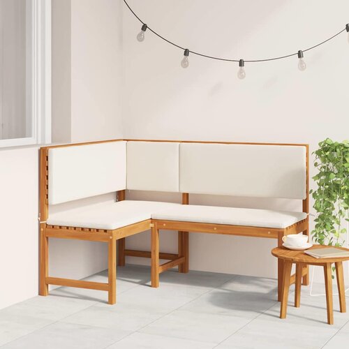  Vrtna stolica Smeđa 140 x 100 x 91cm Čvrsto drvo akacije Slike