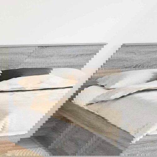  Uzglavlje s uzglavljem Siva Sonoma 160 cm Konstruirano drvo Cijene