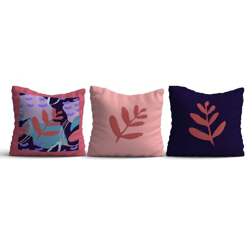 Opviq set 3 jastučnice 43x43cm Šareni Cene