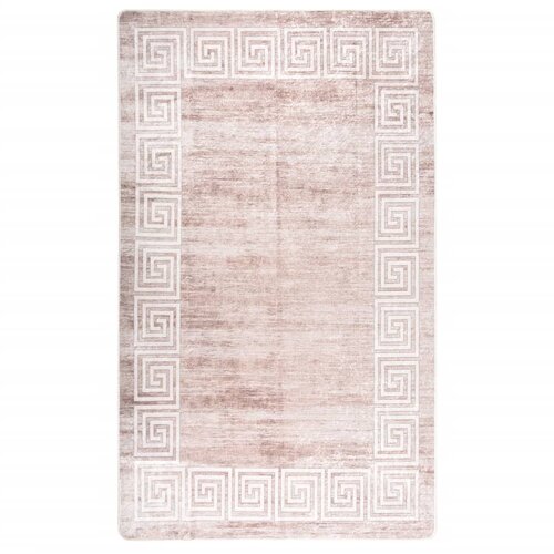 vidaXL Perivi tepih 120 x 180 cm bež protuklizni Cijene