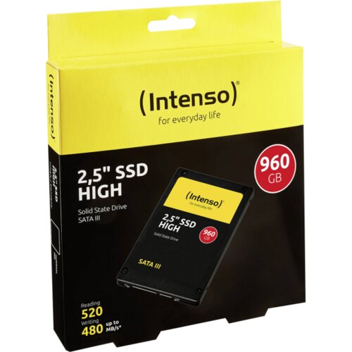 Intenso SSD Disk 2.5&rdquo;, kapacitet 960GB, SATA III High &ndash; SSD-SATA3-960GB/High Cijene