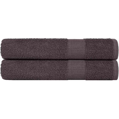 vidaXL Brisače 2 kos FROGN antracit 100x200 cm 100 % bombaž Cene