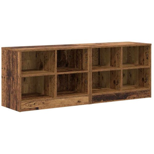 Ormarić za krevet s policom 2 pcs Staro drvo 66 x 33 x 48 cm - Staro drvo Cene