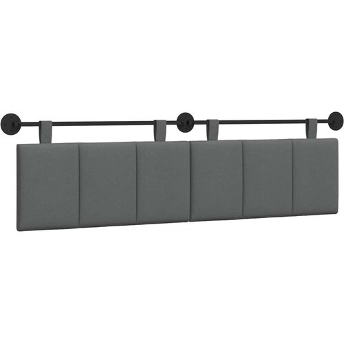 Držeće uzglavlje Zidne Tamno siva 170 x 55 x 5 cm tkanina - Tamno siva 160 cm bez LED Slike