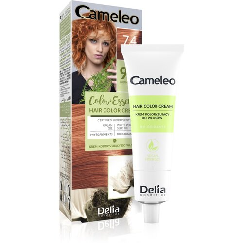 Delia Cosmetics Cameleo Color Essence boja za kosu u tubi nijansa 7.4 Copper Red 75 g Slike