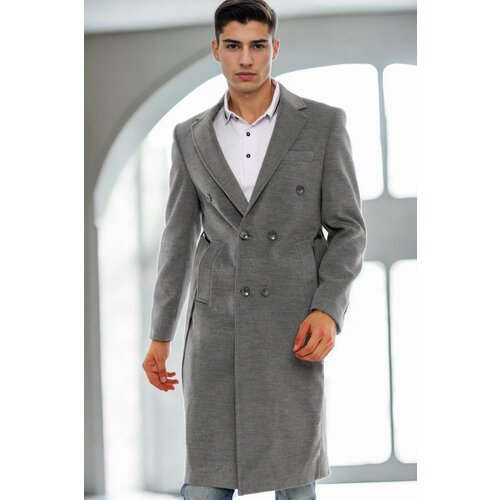 Dewberry PLT8382 MEN'S COAT-GREY-2 Cene