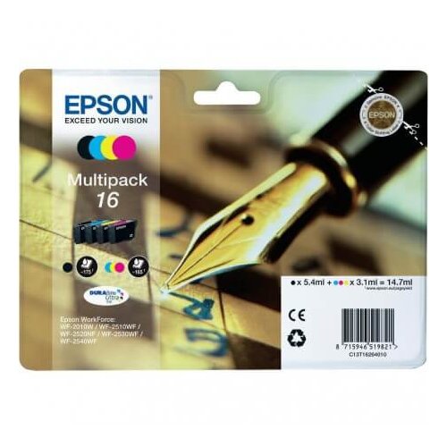 Epson komplet kartuš 16 (C13T16264010) (BK/C/M/Y), original Cene