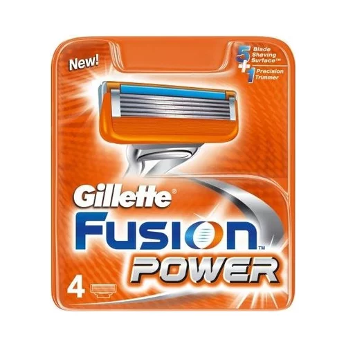 Gillette Fusion5 power nadomestne britvice 4 ks za moške