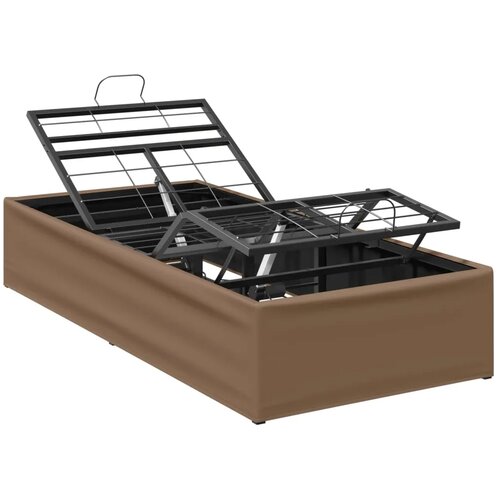  Električni podesivi okvir kreveta Smeđa 200 x 70 x 33 5 cm - Boja cappuccina 70 x 200 cm Slike