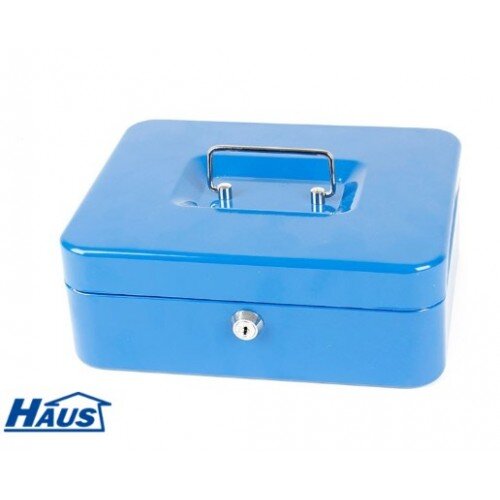 Haus kasa za novac plava 250x200x90mm Slike