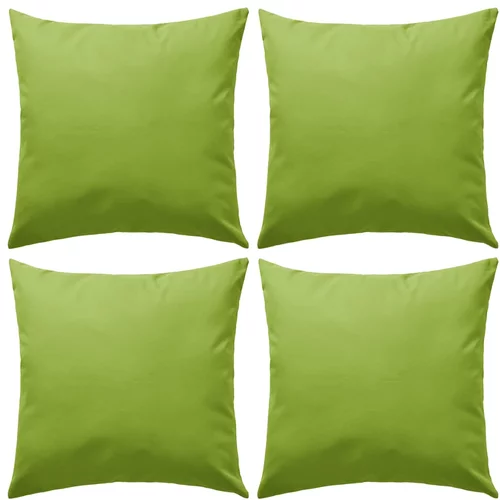 vidaXL Vrtni jastuci 4 kom 45 x 45 cm zeleni