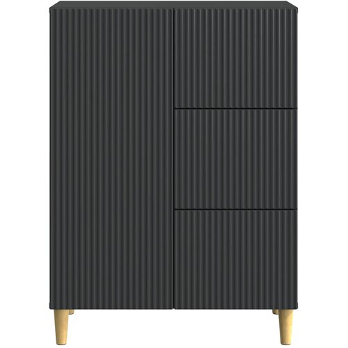  Kreveta s ladicama Crna 66 x 34,5 x 90 cm Konstruirano drvo Slike