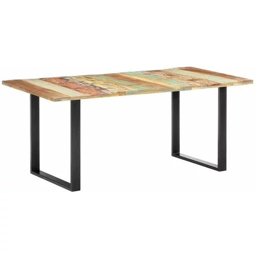  Blagovaonski stol od masivnog obnovljenog drva 180 x 90 x 76 cm