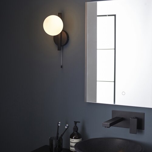  Endon 94081 - Kupatilsko zidno svetlo SPA 1xG9/3W/230V IP44 crno Slike