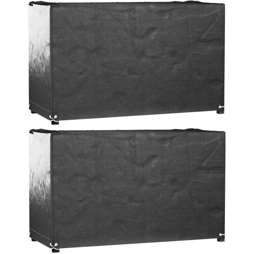 VidaXL Navlake za vrtni namje&amp;scaron;taj 2 kom 8 u&amp;scaron;ica 125x55x75cm pravokutne Slike