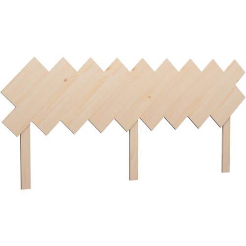 Maison Chic posteljno vzglavje - vzglavna omarica - nočna omarica 178x3x80,5 cm trdna borovina, (21704612) Slike
