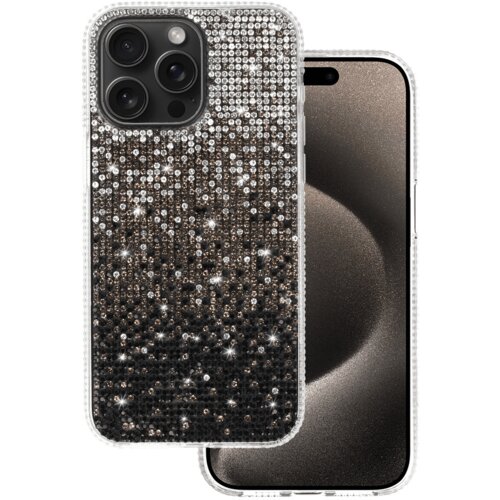 Onasi Silikonski ovitek z Star Light za Samsung Galaxy S23 FE - črn Slike