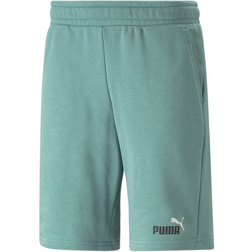 Puma &Scaron;portne hlače pastelno modra / črna / bela Cene