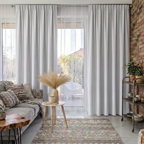  Zavjese u setu Blackout Light Grey (2 kom) 140x260 Cene