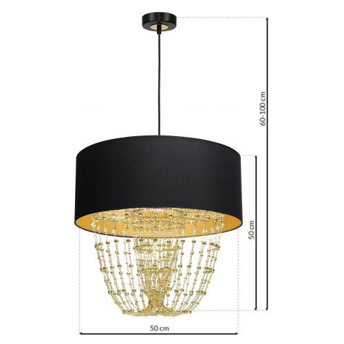  Luster na kablu ALMERIA 1xE27/60W/230V Slike
