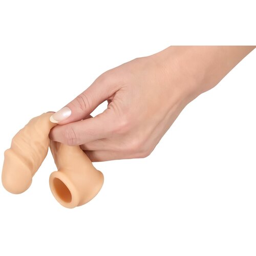Realistixxx omotač penisa s prstenom za testise - 16 cm (prirodni) Slike