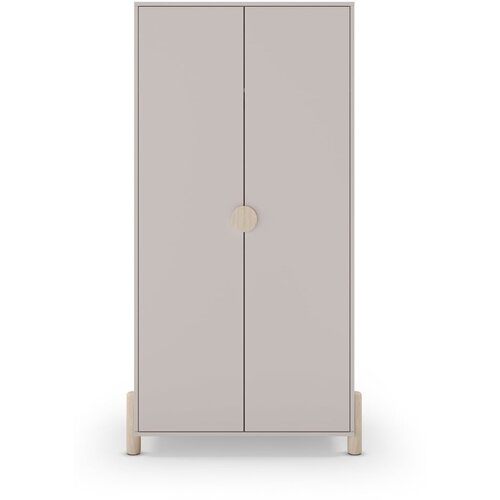Marckeric Kremno bela otro&amp;scaron;ka garderobna omara iz masivnega bora 93x180 cm Enola &amp;ndash; Slike