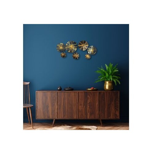 Wallity zidna dekoracija Eysan, 82x39x7cm, Bronza Slike