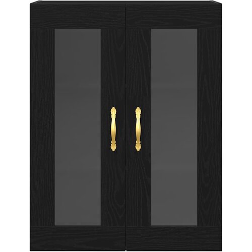  Ormar za Zid Crni hrast 69,5 x 34 x 90 cm Konstruirano drvo Slike