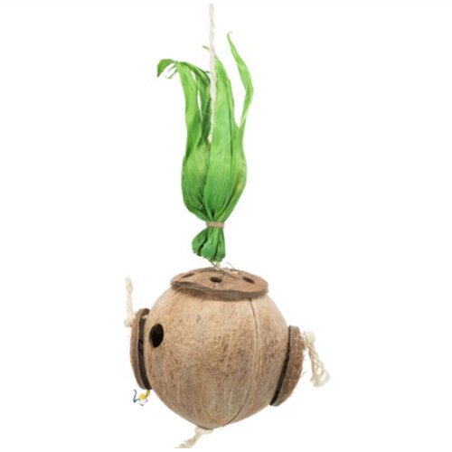 Trixie Igračka za papagaje kokos sa kanapom 35 cm Cene