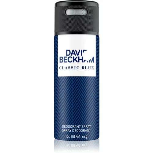 David Beckham classic Blue dezodorans u spreju bez aluminija 150 ml za muškarce