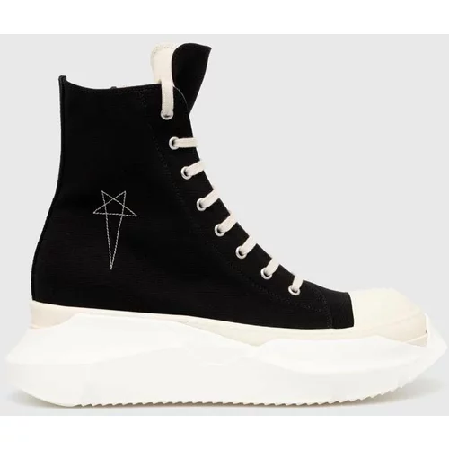 Rick Owens Tenisice Woven Shoes Abstract Sneak za muškarce, boja: crna, DU01D1840.CBEM9.9811