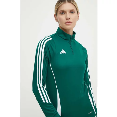 Adidas Dukserica za trening Tiro 24 boja: zelena, s aplikacijom, IR9385