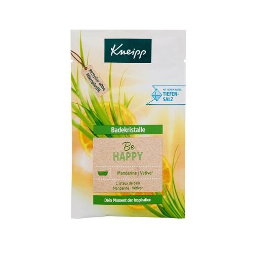 Kneipp Be Happy Bath Salt osvežilna kopalna sol z mandarino in vetiverjem 60 g Slike