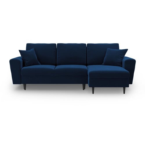 Cosmopolitan Design Plava bar&amp;scaron;unasti sklopiva/s prostorom za odlaganje kutna garnitura Kyoto &amp;ndash; Slike