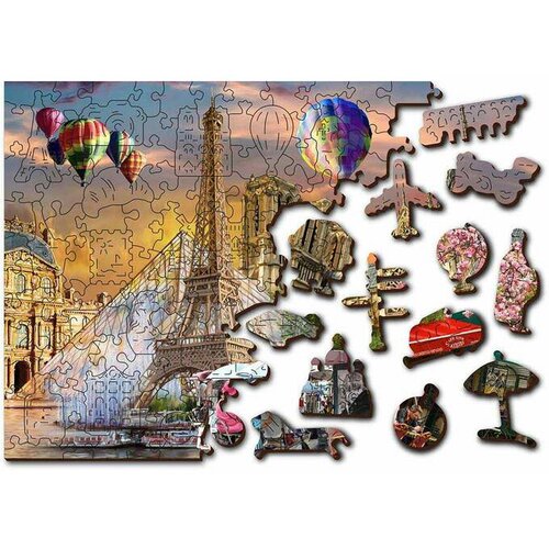 WOODEN CITY Drvene puzle Pariz L Slike