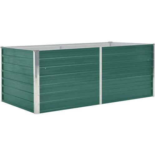 Maison Chic Dvignjeno Cvetlično korito - Cvetlični Lonec 160x80x45cm pocinkano jeklo zeleno, (21790038) Cene