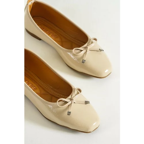 Capone Outfitters Ballerina Flats - Beige - Flat