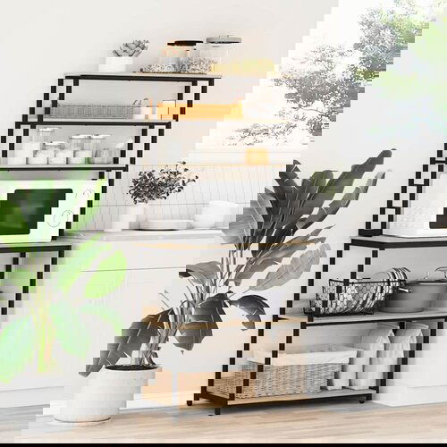 vidaXL Kuhinjska polica Sonoma hrast 80 x 40 x 168 cm Konstruiran les Cene