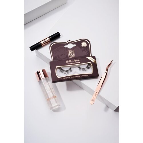 SOSU Cosmetics Hidden Agenda Fox Eye Collection umjetne trepavice nijansa Flirty 1 kom Slike