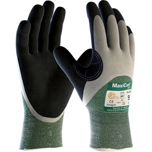 ATG Rokavice Maxicut Oil Grip (velikost: 10, zelene/črne barve) Cene