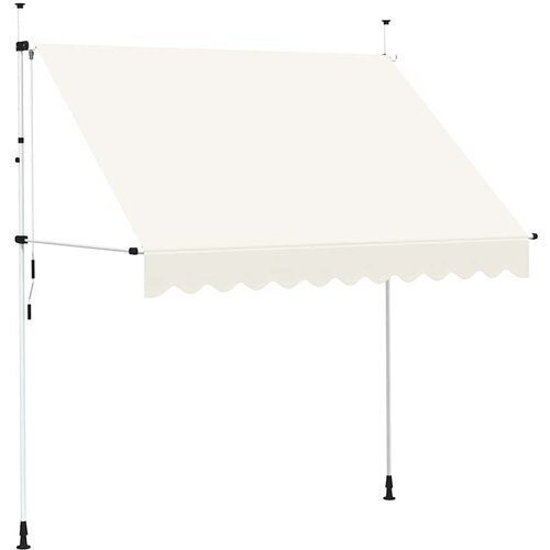 Tenda na ručno uvlačenje 250 cm krem Slike