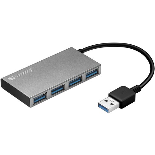 USB hub 4 port sandberg pocket 3.0 133-88 Slike
