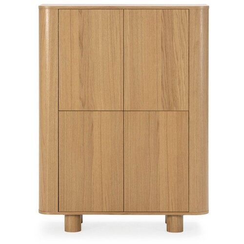 MOME Ormarić u dekoru hrasta u prirodnoj boji 100x133x40 cm Padoc – Cijene
