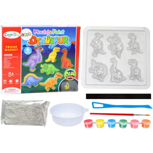 Creative DIY Set of Plaster Magnets Dinosaurs Cijene