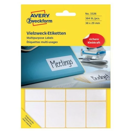 Avery Zweckform Mini etikete za označevanje 38 x 29 mm
